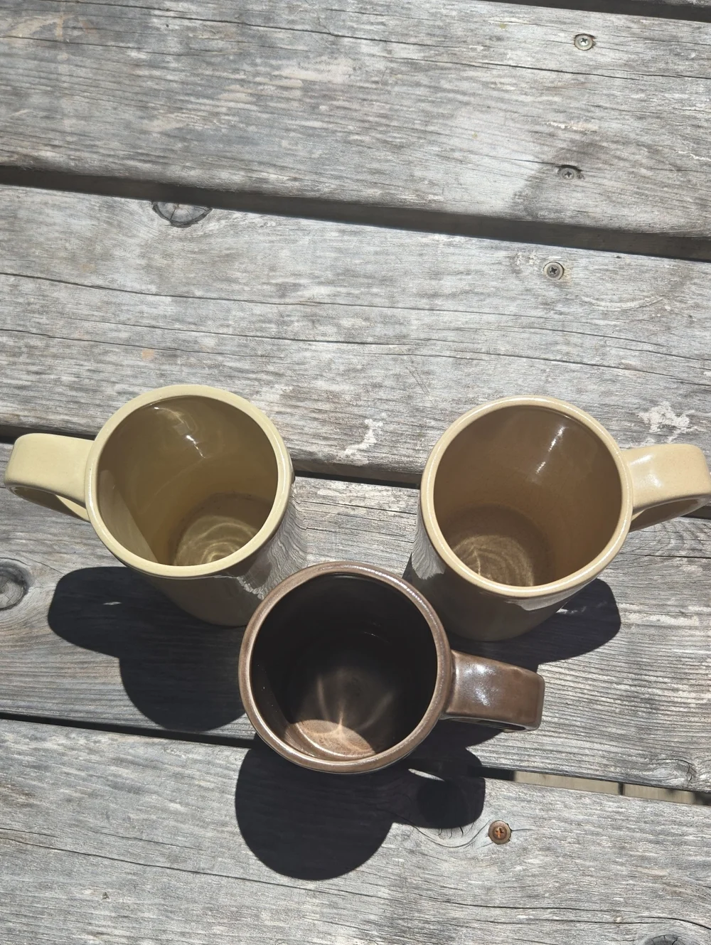 Vintage Pottery Barn Studio by Barbara Eigen Mugs Set Of 3